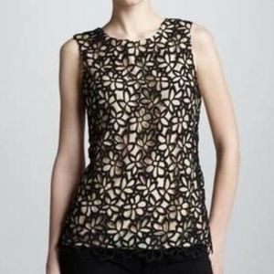 Medium Lela Rose Floral Lace Top